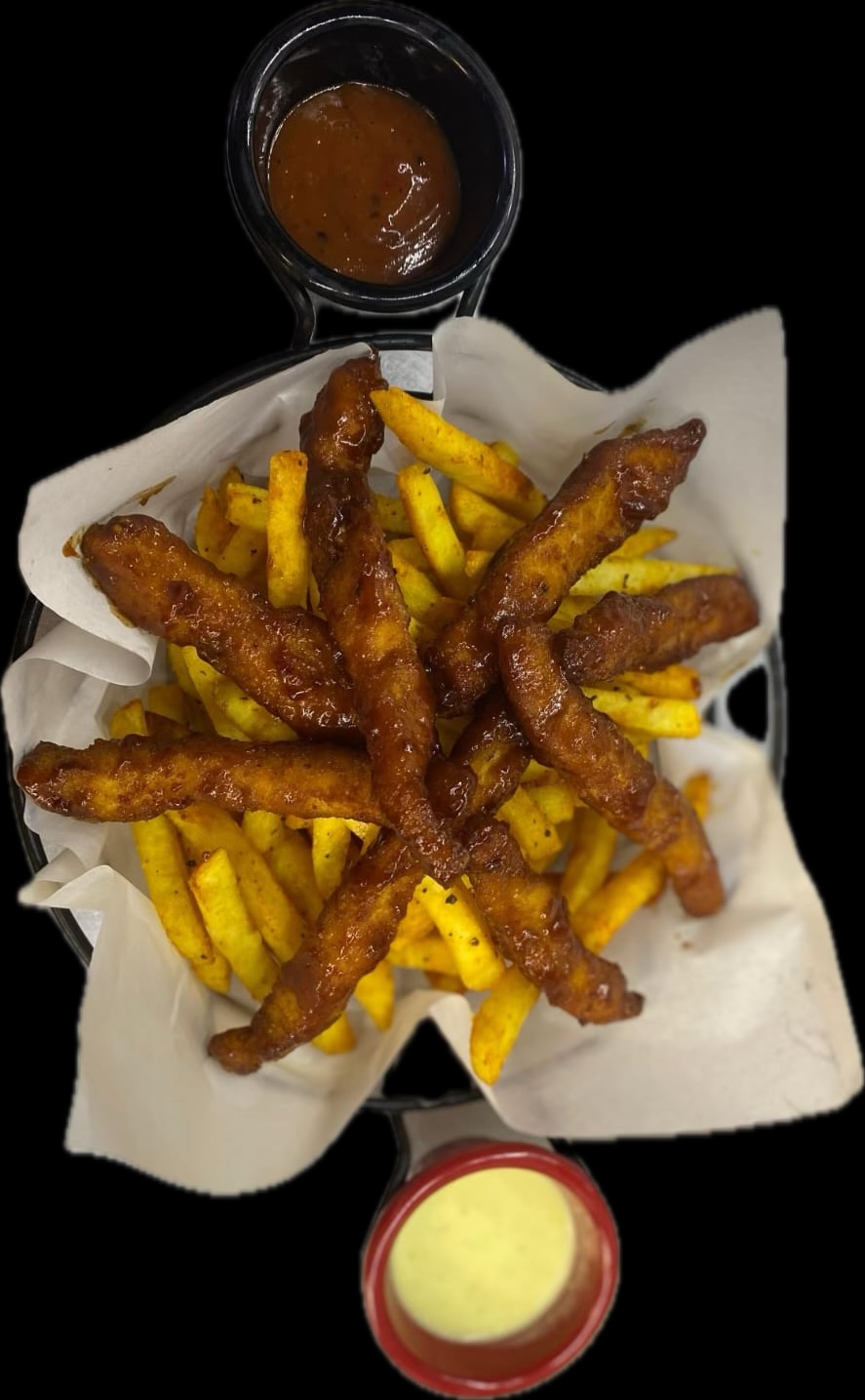 BBQ SOSLU ÇITIR TAVUK SEPETİ